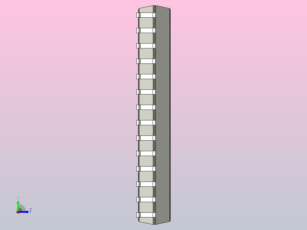 106x SOIC 封装（小外形集成电路）SOIC127P1032X265-28N左视图