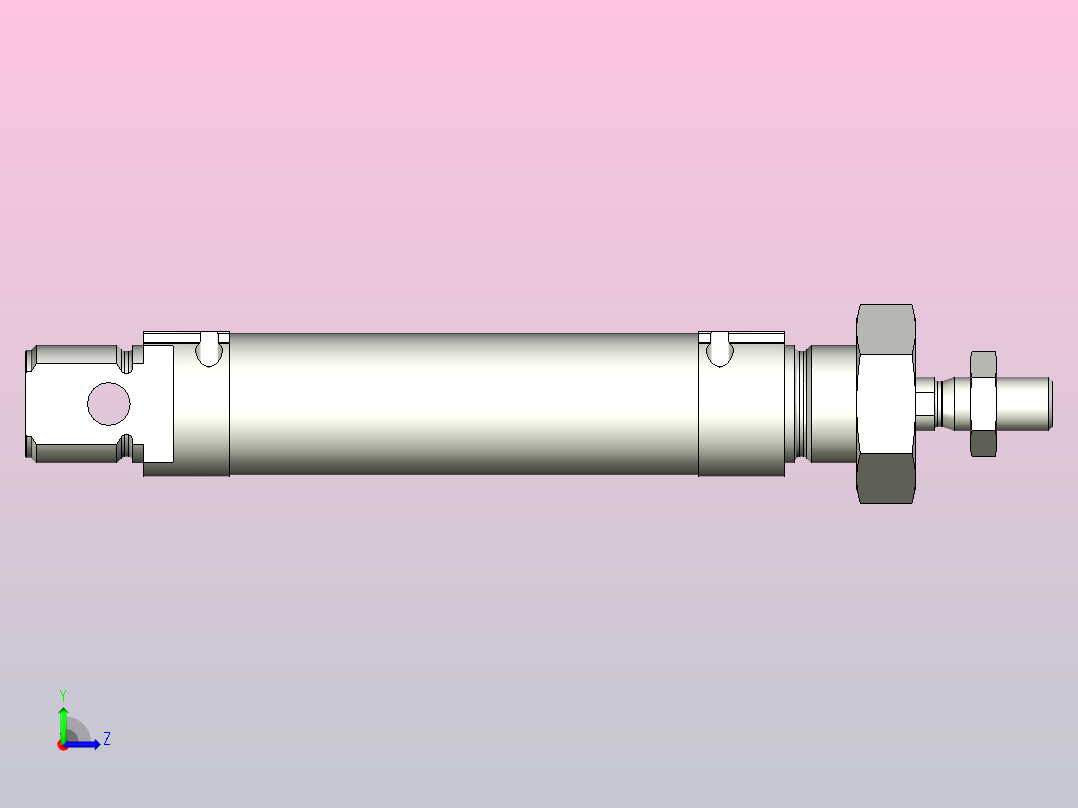 FESTO气缸DSNU-25-50-PPV-A---_0_左视图