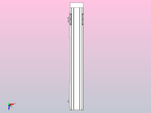 MTH10标准螺杆滑台[MTH10-L#-600-BM-P10-C3]俯视缩略图