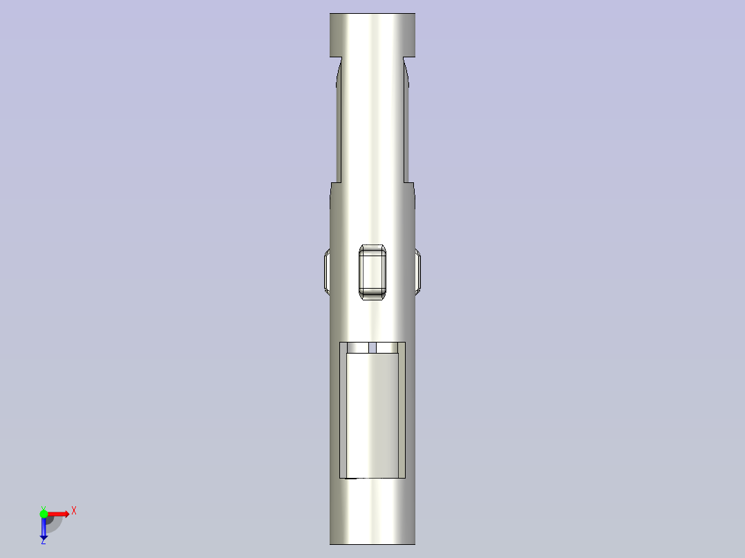 母头电源连接器俯视图