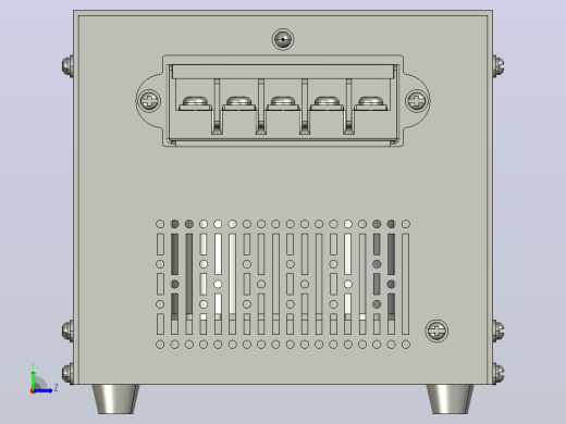 JMB-250～300照明变压器三维模型 202012左视缩略图