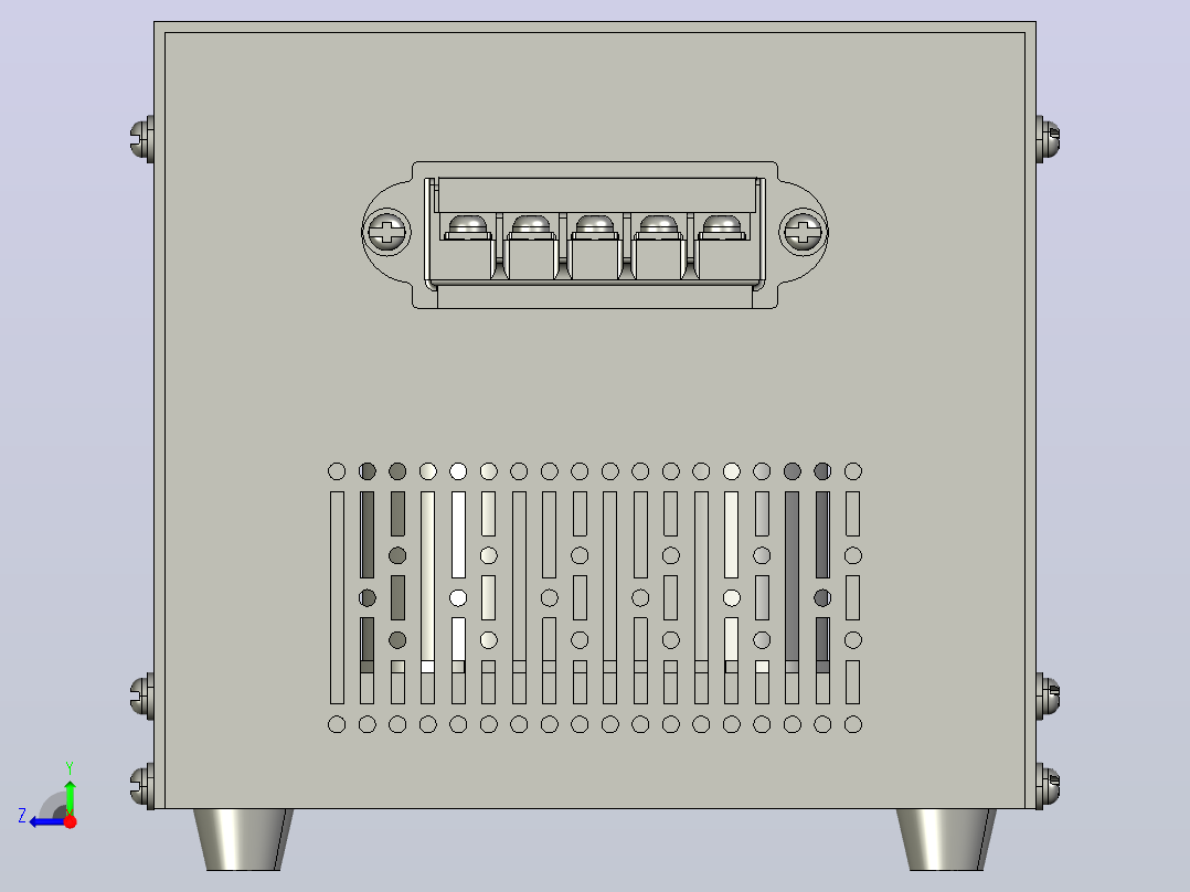 JMB-250～300照明变压器三维模型 202012右视图