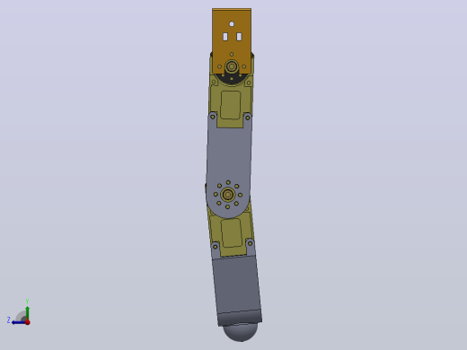 LX-16A伺服电机的3D可打印座右视缩略图