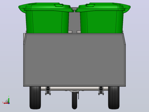 垃圾箱 垃圾处理设备tricycle-bin-1.snapshot-模型格式为 stp后视缩略图
