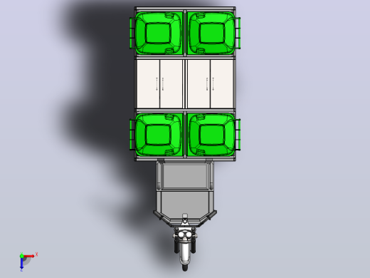 垃圾箱 垃圾处理设备tricycle-bin-1.snapshot-模型格式为 stp俯视缩略图