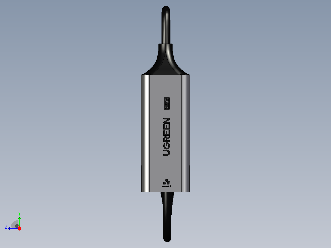 UGREEN USB 转以太网适配器右视图