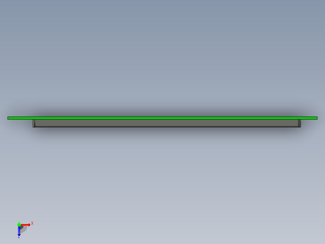 有机发光二极管字符显示器俯视图