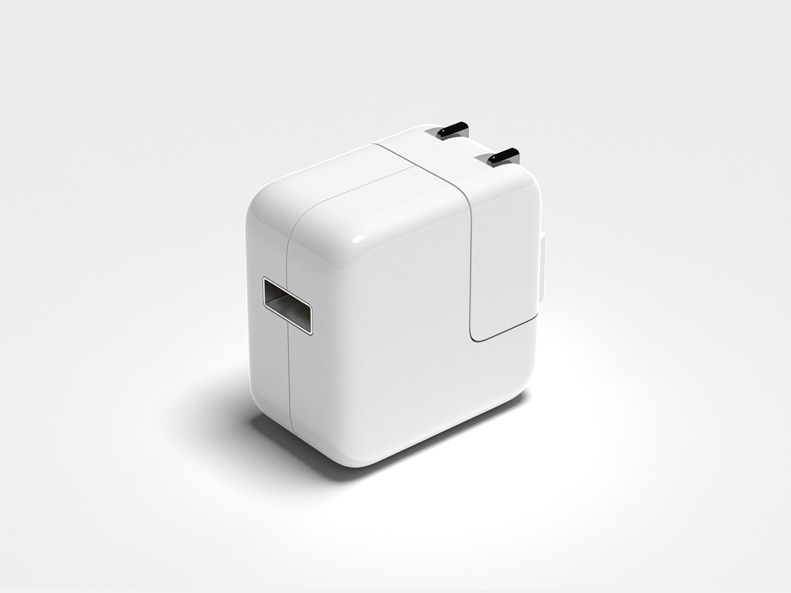 苹果12W USB充电器