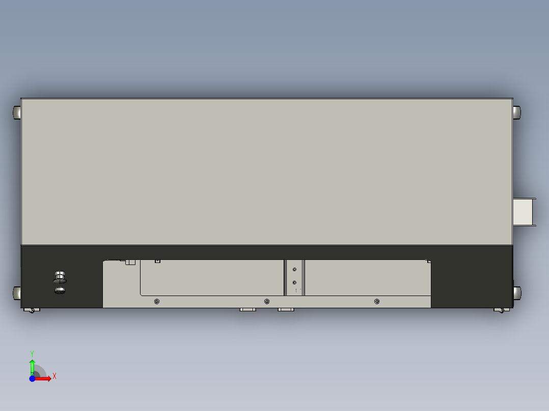弹簧圈自动化生产线 step格式前视图