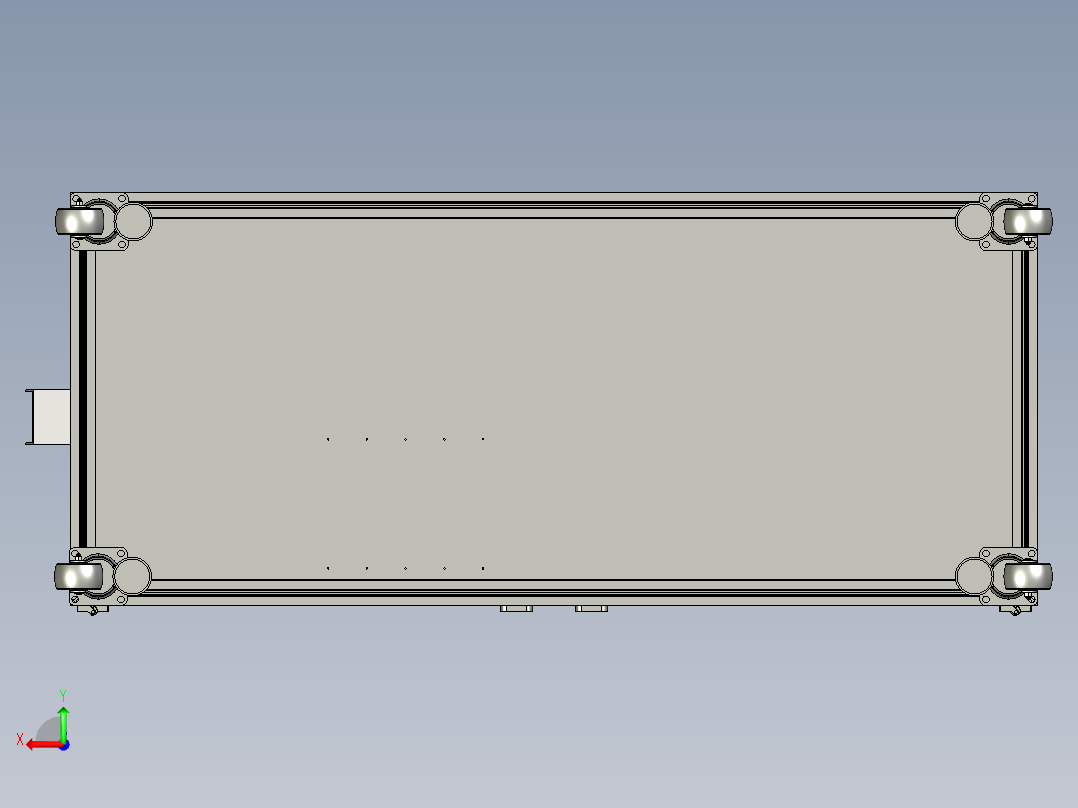 弹簧圈自动化生产线 step格式后视图