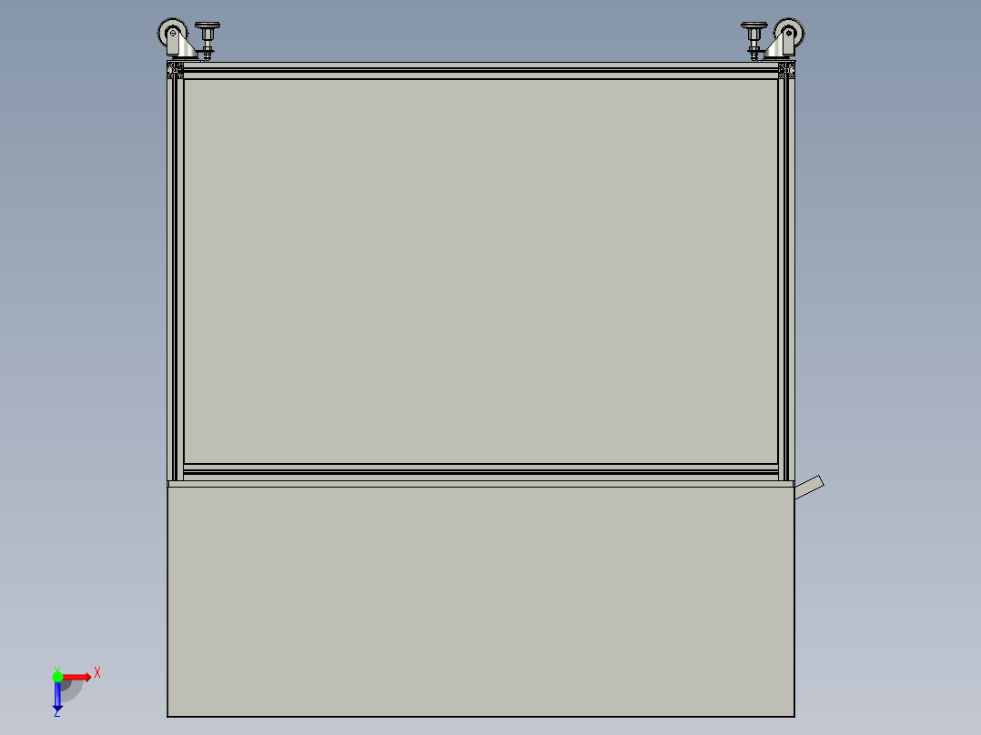 弹簧圈自动化生产线 step格式俯视图
