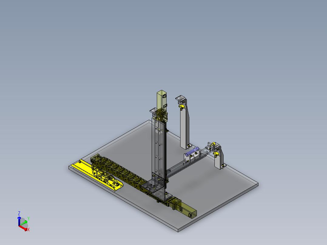 X-Z操滑台主视图