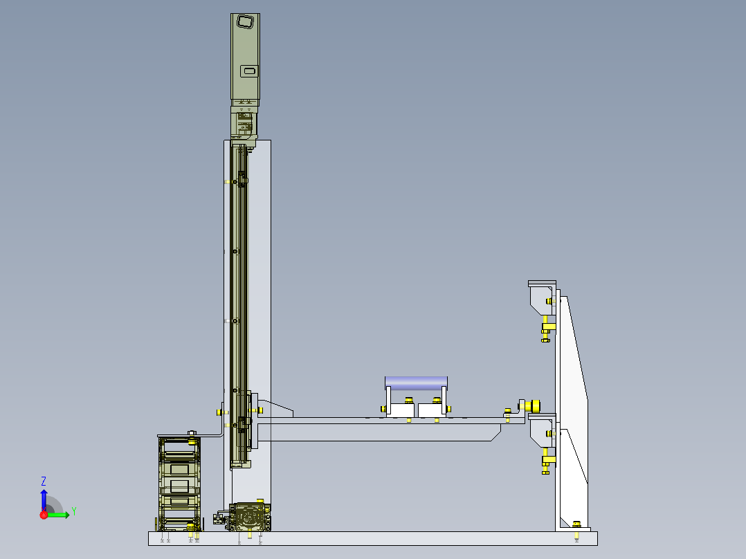 X-Z操滑台右视图
