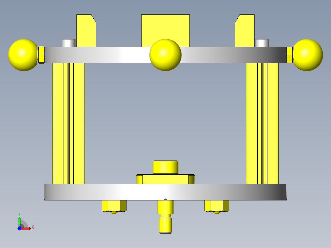简易分度工作台前视图