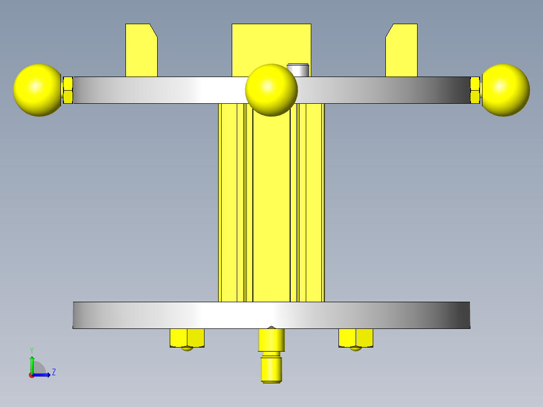 简易分度工作台左视图
