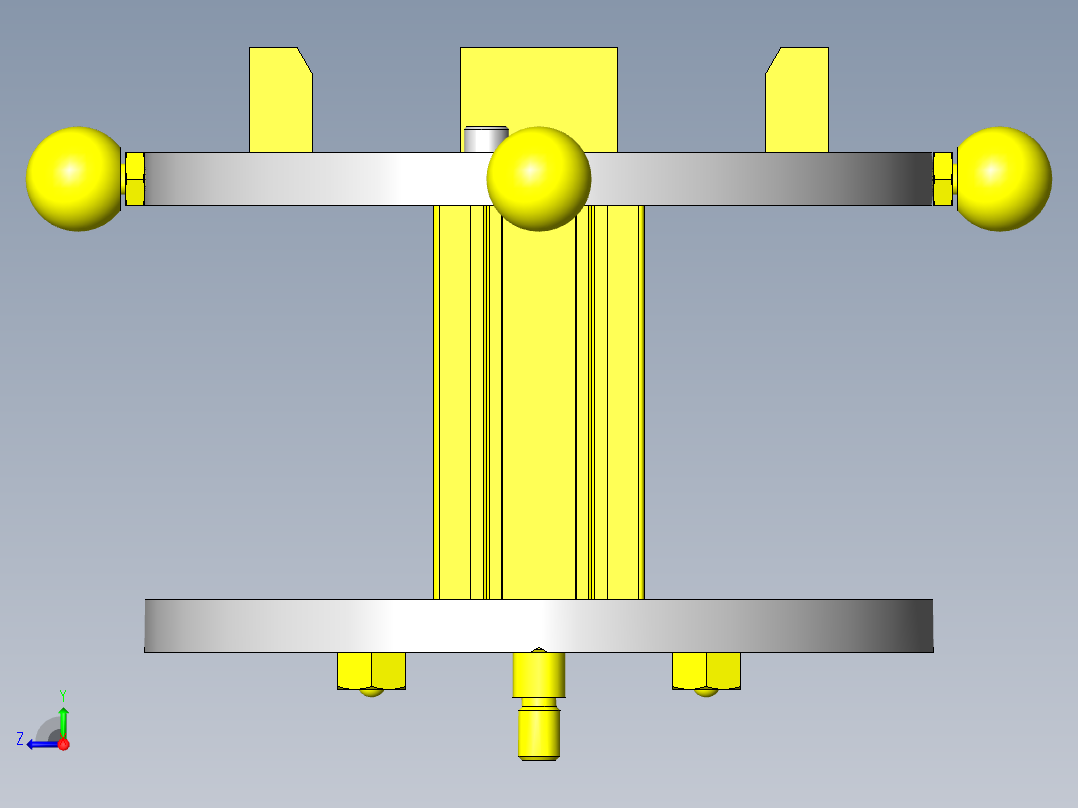 简易分度工作台右视图