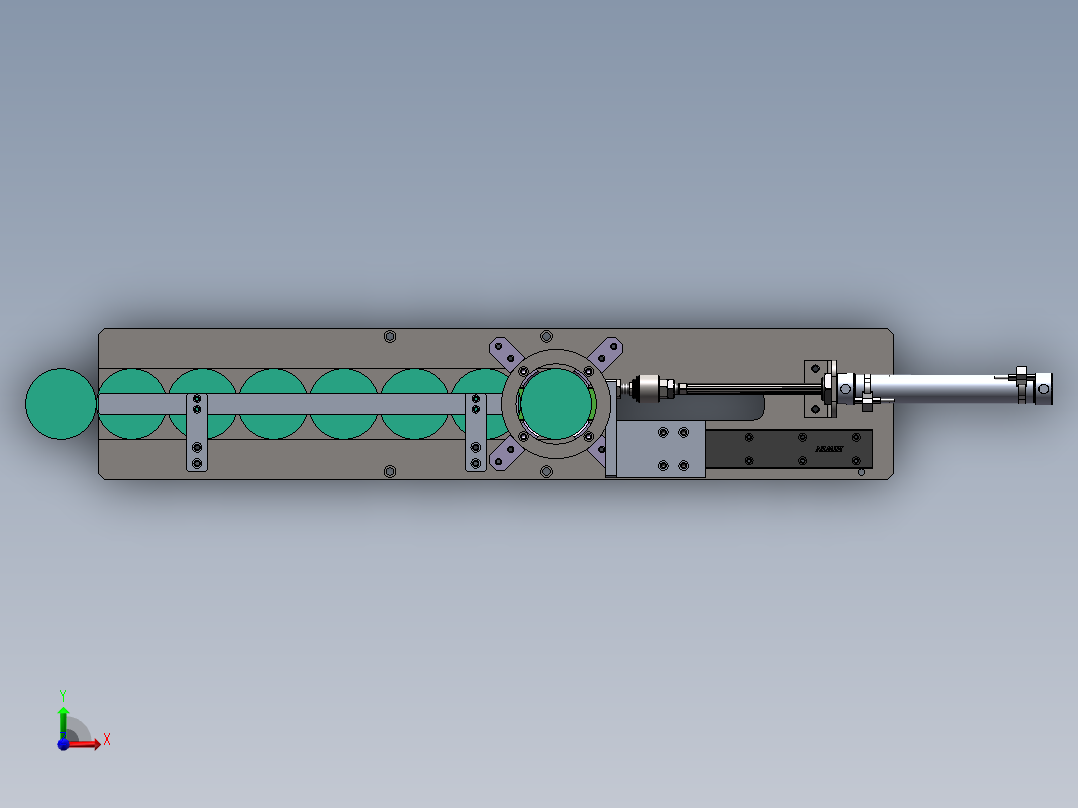 石墨片自动供料机构sw18可编辑前视图