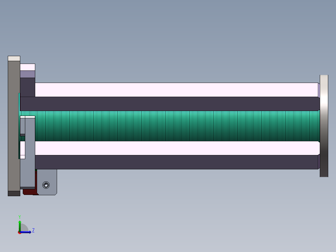 石墨片自动供料机构sw18可编辑左视图