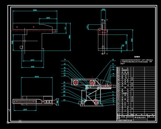 啤酒瓶洗瓶机的设计 包含SW三维3D建模及7张CAD图纸缩略图