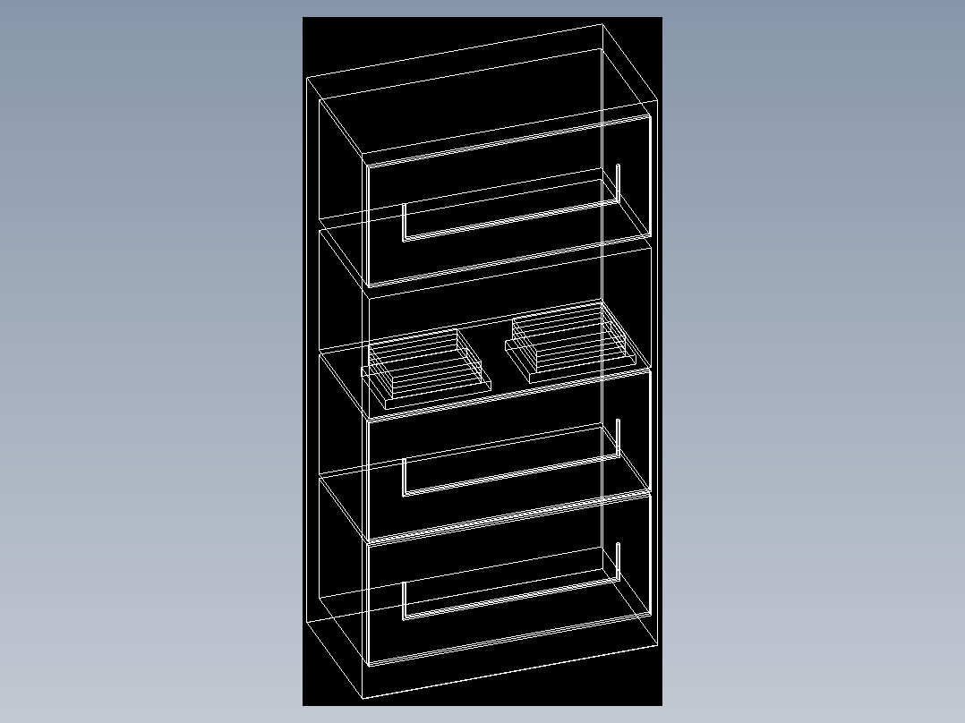 室内家具及植物的维模型十二-B083