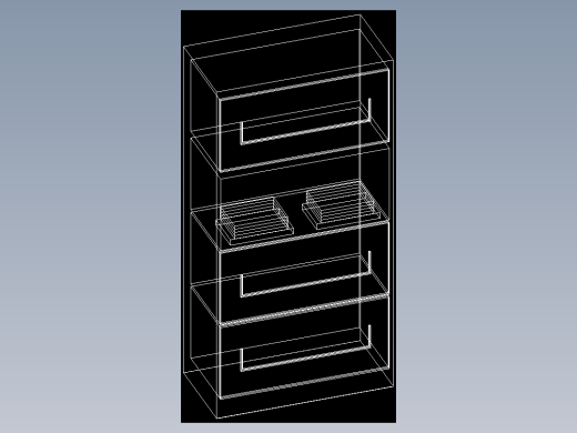 室内家具及植物的维模型十二-B083