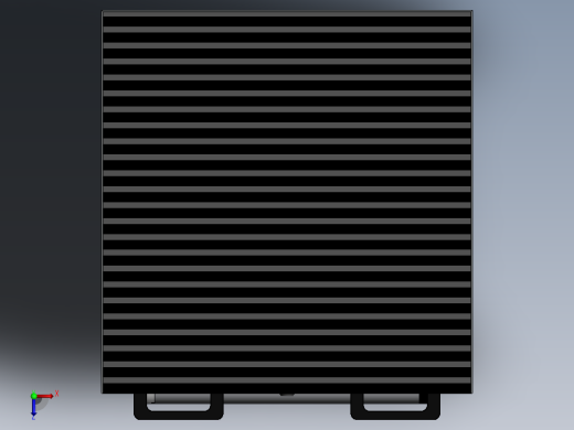 工具柜钣金机柜SW2009含所有特征俯视缩略图