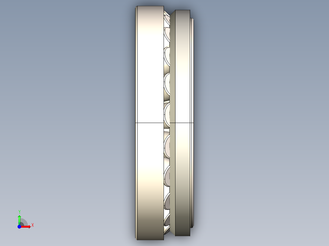 瑞典轴承公司滚动轴承设计前视图