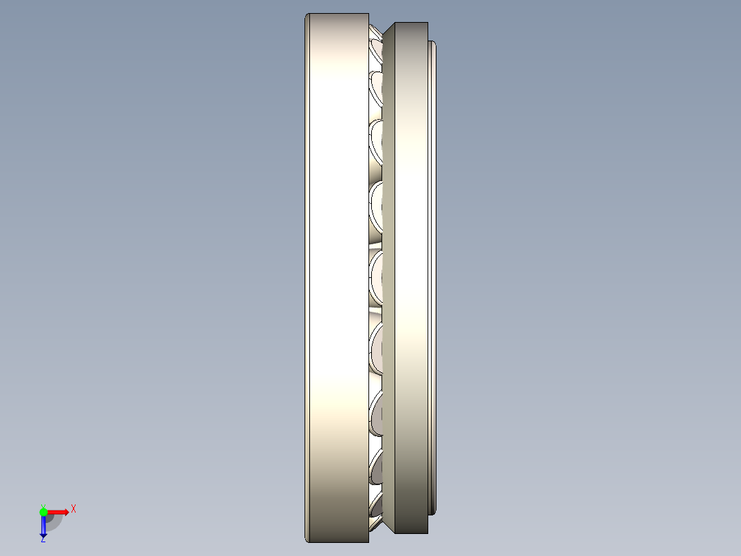瑞典轴承公司滚动轴承设计俯视图