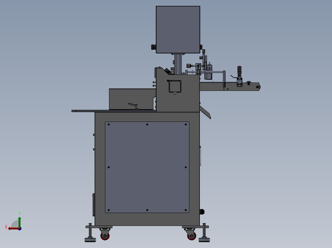 WZQ300G电脑切片机后视图