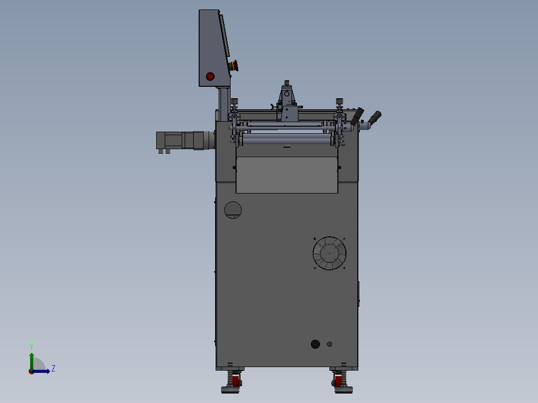 WZQ300G电脑切片机左视图