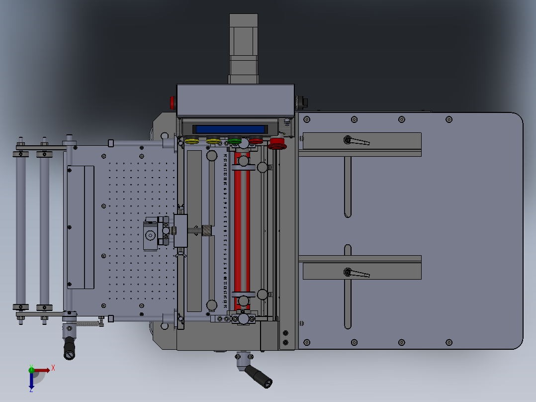 WZQ300G电脑切片机俯视图