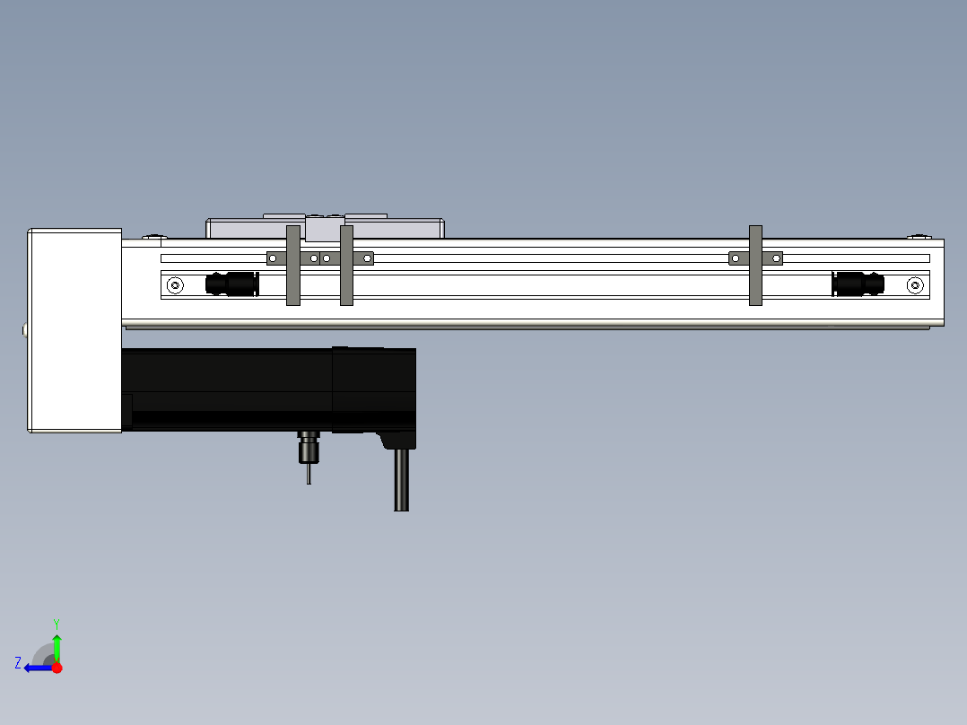 Toyo东佑达直线模组-ECH6-200-BM+煞車右视图