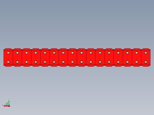 彩色公头100mil（2.54mm）系列-DS1021_red_2x16p_100mil_Type43_rev1.0后视缩略图