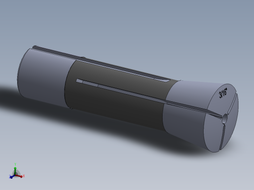 R8-夹头组-R8 COLLET 0.187.SLDPRT