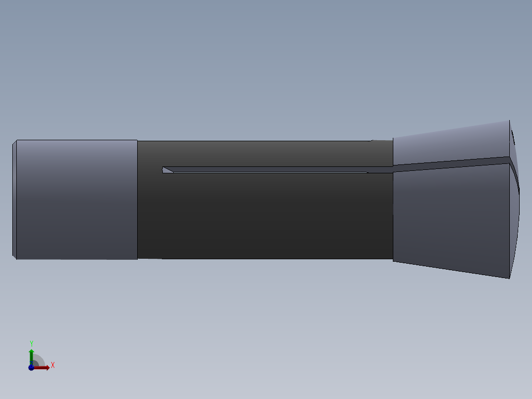 R8-夹头组-R8 COLLET 0.187.SLDPRT前视图