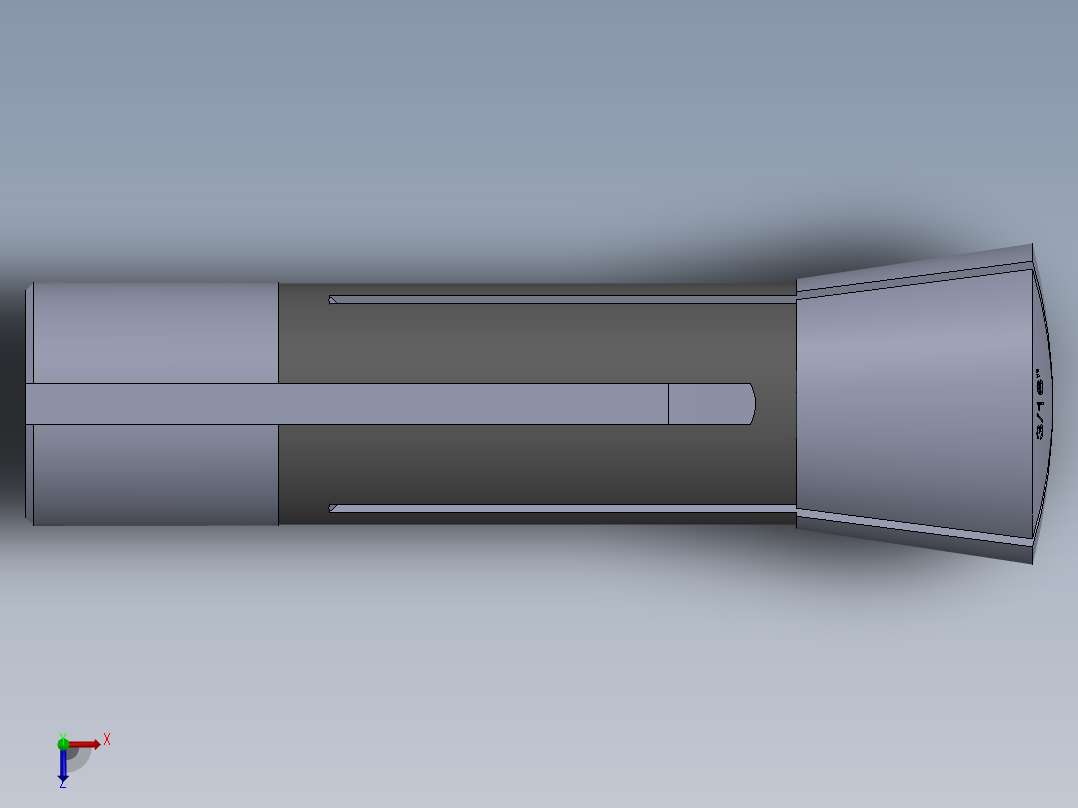 R8-夹头组-R8 COLLET 0.187.SLDPRT俯视图