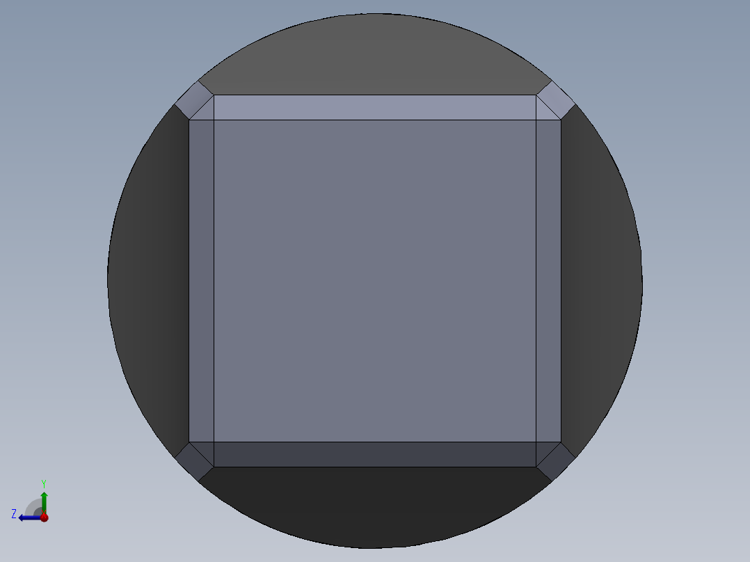 标准英制丝锥-Hand Tap 1-4 20 N1.SLDPRT右视图