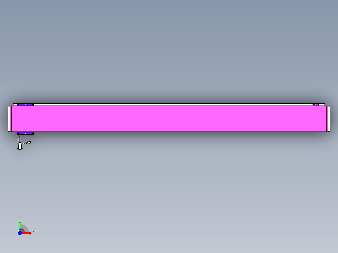 威洛博VL系列直线电机模组-VL17E1-S1900前视图