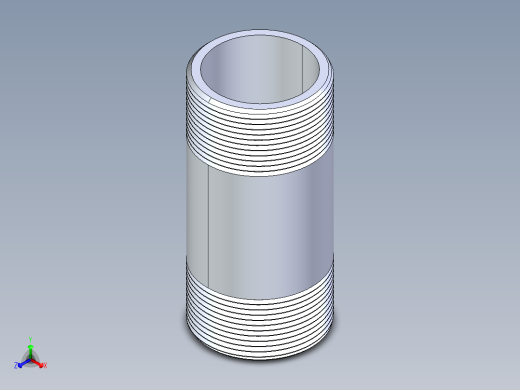 聚氯乙烯配件33-Sch80_Nipple_MPTxMPT_861-297_2.5in x 6in