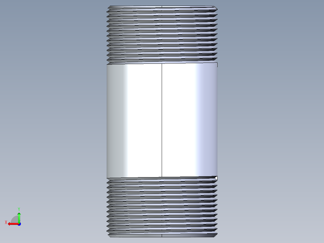 聚氯乙烯配件33-Sch80_Nipple_MPTxMPT_861-297_2.5in x 6in后视图