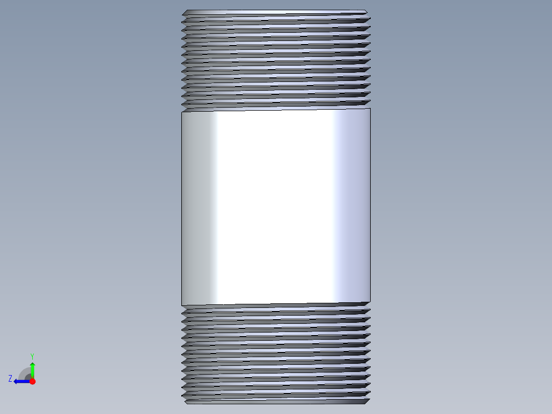 聚氯乙烯配件33-Sch80_Nipple_MPTxMPT_861-297_2.5in x 6in右视图