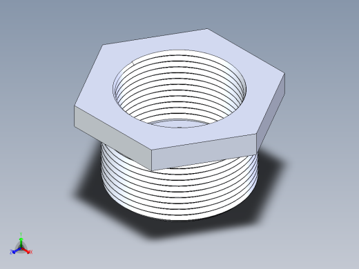 CPVC管件18-Sch80_ReducerBushing_MPTxFPT_9839-212_1.5in x 1.25in正等轴测缩略图