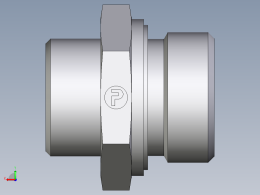 卡套式工业通用硬管接头EO_Male_Stud_connector_GE22LR1EDOMDCF后视缩略图