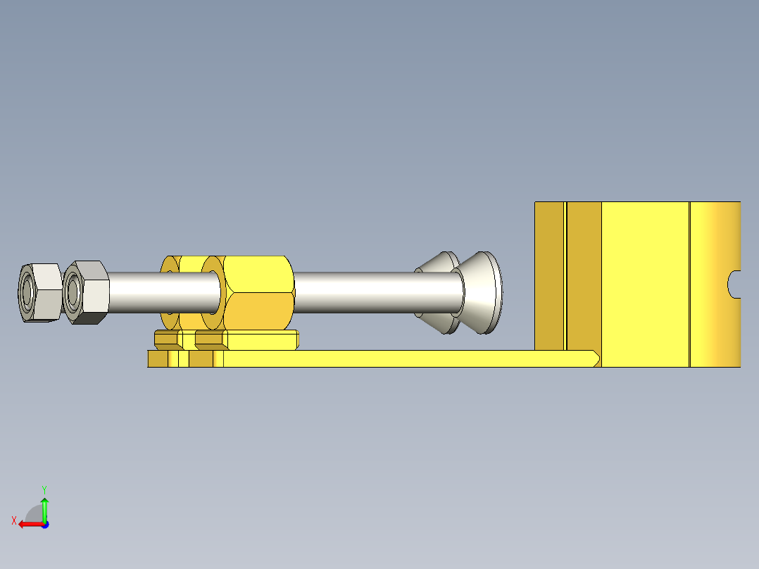 焊接曲线后视图