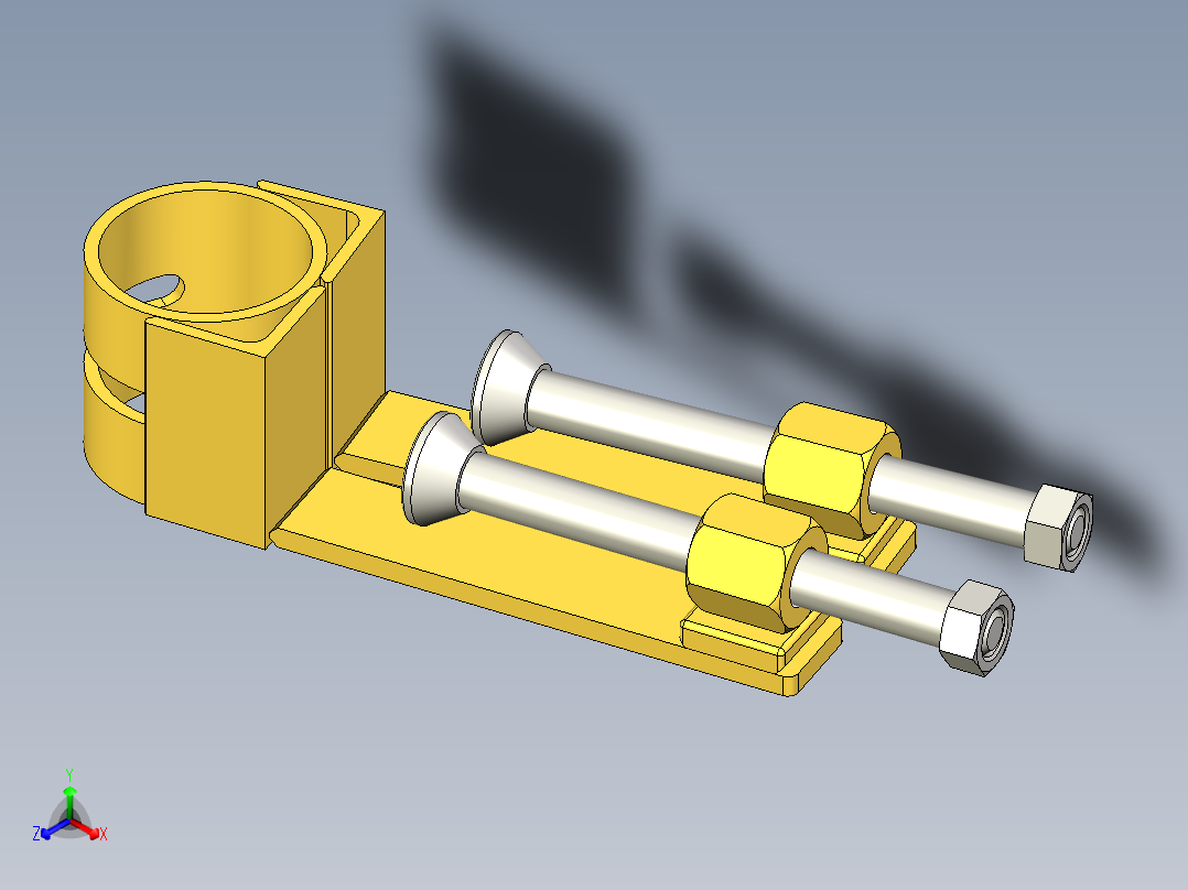 焊接曲线正等轴测图