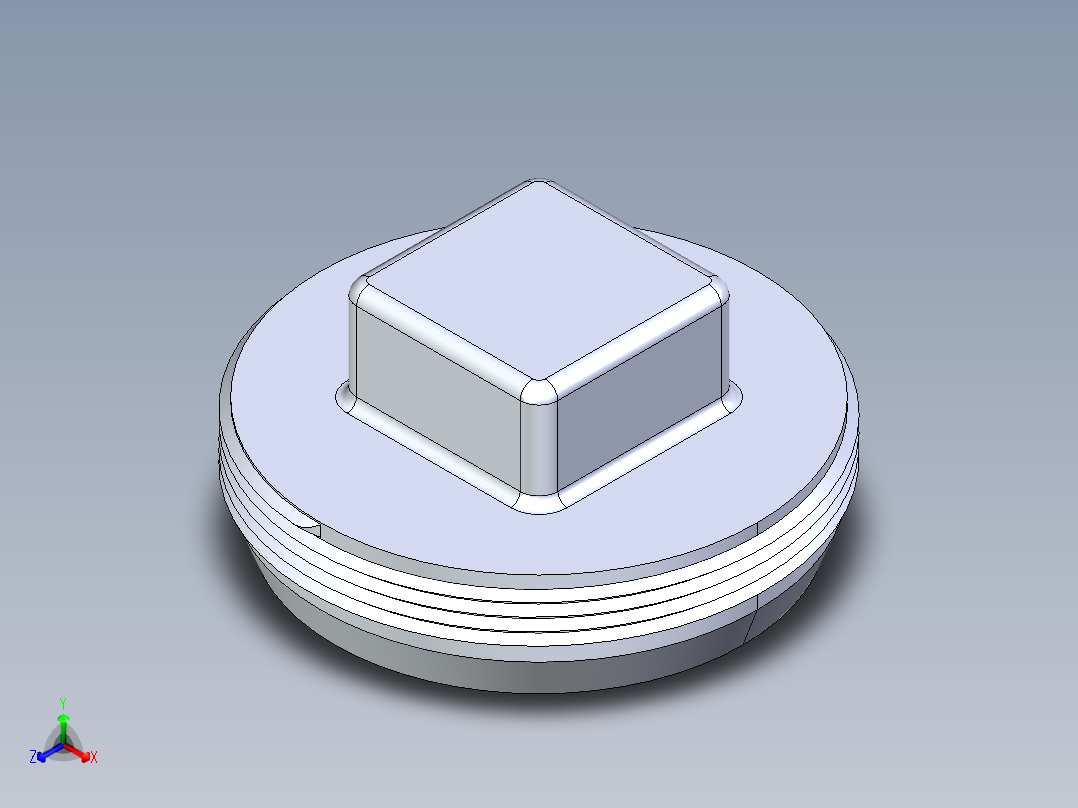 船舶管路系统S24B_SeaDrainPLUS_CleanPlug-MPT_37E177004_4in Sea Drain Plus - Plug - MPT主视图