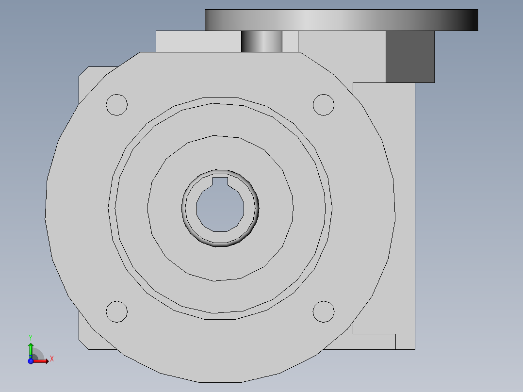 减速机W63前视图
