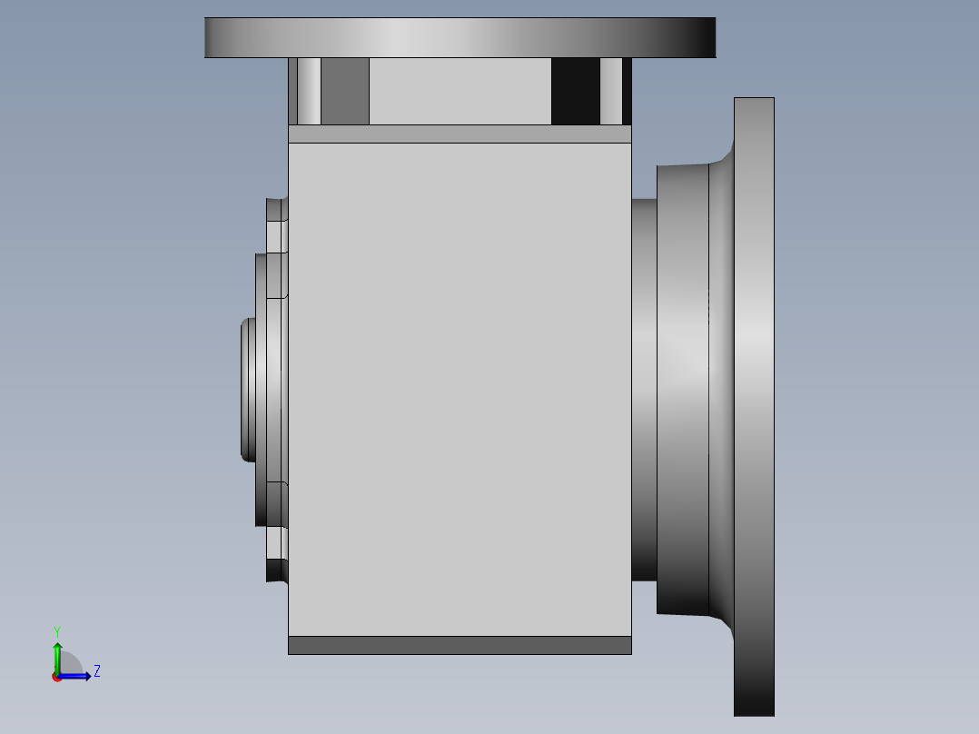 减速机W63左视图