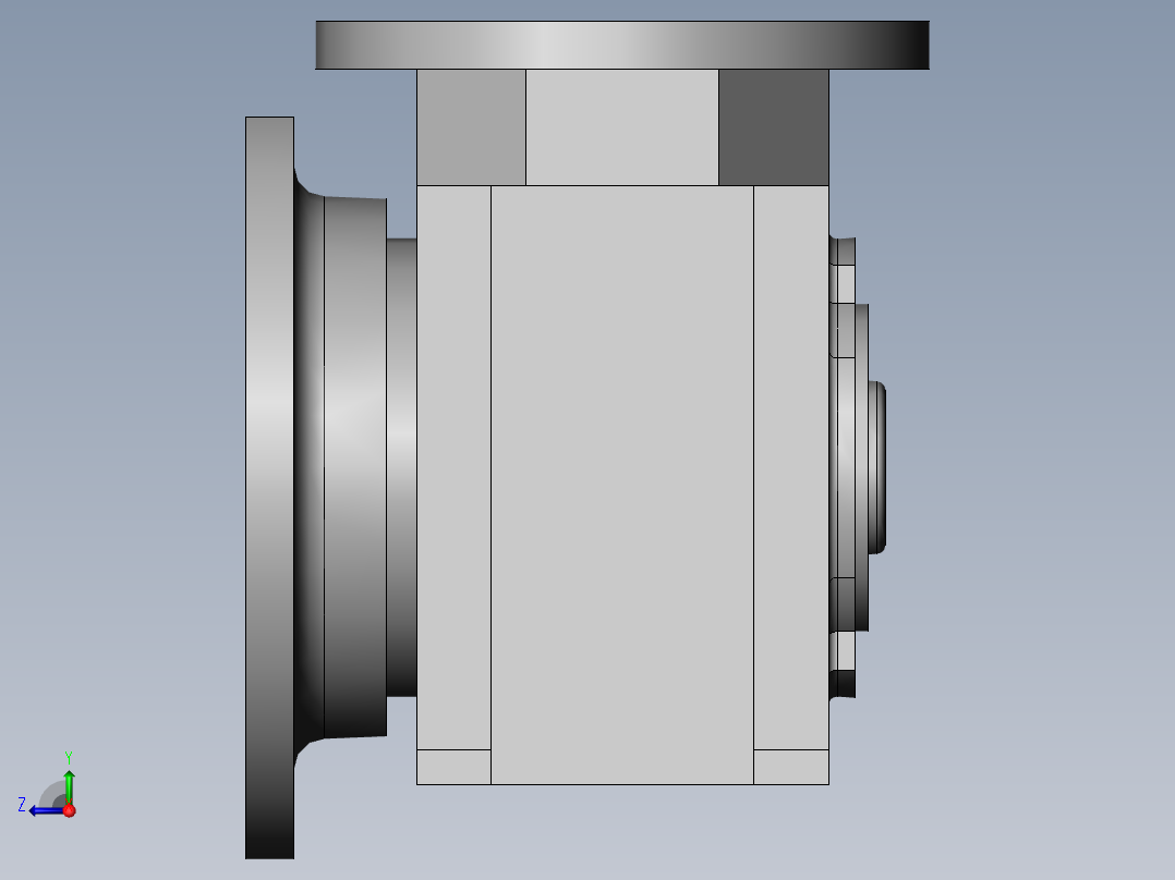 减速机W63右视图
