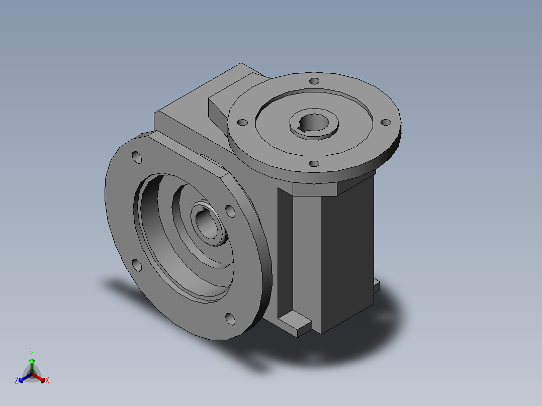 减速机W63正等轴测图